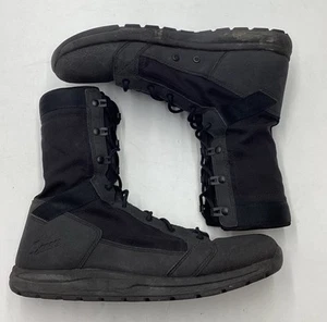 Danner Tachyon Men's 8" Leather Polishable Plain Toe Boots Black Size 11.5 EE - Picture 1 of 5