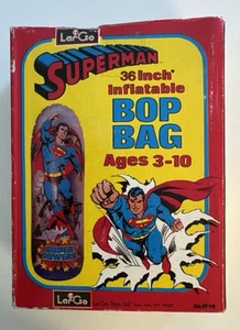 Borsa gonfiabile Superman 36" n. 1719 vinile LarGo giocattoli vintage mai usati - Foto 1 di 6