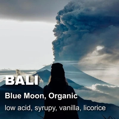Granos de café verde sin tostar Bali Blue Moon Organic Rainforest Alliance, 4 libras Foto 1 de 4