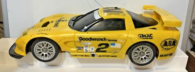 USED Radio Shack RC Corvette C5-R Yellow  Car Fellows Freon O'Connell PARTS ONLY - Image 1 of 4