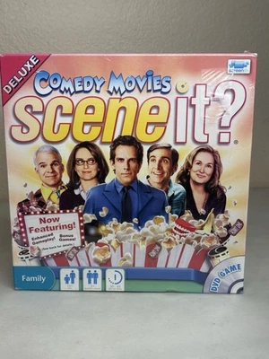 Scene It? Deluxe Comedy Movies DVD Game Screenlife Family Trivia NEW Sealed - Image 1 of 2