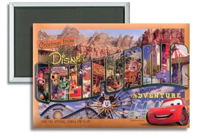Imán de refrigerador Greetings From Disney California Adventure 2" x 3" - Imagen 1 de 3