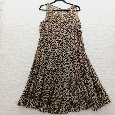 Vestido Talla 12 Leopardo Mob Esposa Maxi Coqueta Safari Glam Retro Maximalista 2 un. Foto 1 de 4