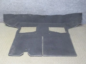 1992 CHEVROLET CORVETTE C4 CONVERTIBLE REAR TRUNK FLOOR CARPET COVER BLACK OEM - Picture 1 of 13