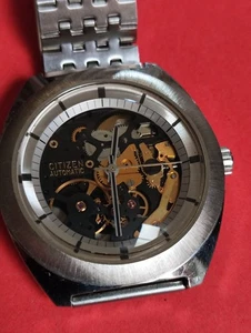 Seltene CITIZEN4-760123 Y 25 Jewels 70er Jahre ST-Stahl Herren Automatik Uhr _3907 - Bild 1 von 9