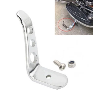 Chrome Motorcycle Slotted Kickstand Extension For Harley For Touring 1991-2021 - Picture 1 of 8