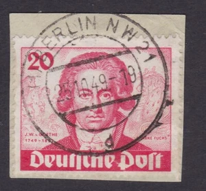 Berlín 62 estampado en carta 200º cumpleaños Goethes #E641 - Imagen 1 de 1