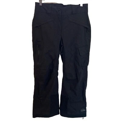 Pantalones de esquí LL Bean Wildcat impermeables aislados para tabla de nieve para mujer pequeños negros regulares Foto 1 de 4