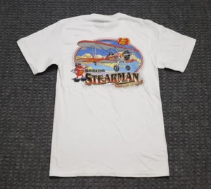 Jelly Belly T Shirt Vintage Biplane Boeing Stearman - Picture 1 of 17