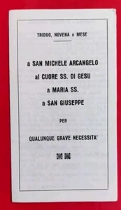 MANUALETTO PER TRIDUO,NOVENA.. PER OTTENERE GRAZIE DA SAN MICHELE ARCANGELO  - Foto 1 di 3