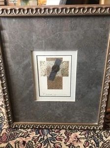 Nina Matsuno - Chinese Cash Coin Abstract - 3D - Signed - Art - Collage - Picture 1 of 2