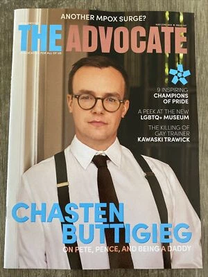 Advocate Gay Magazine Chasten Buttigieg Champions of Pride LGBTQ+ Museum 2023 Foto 1 de 3