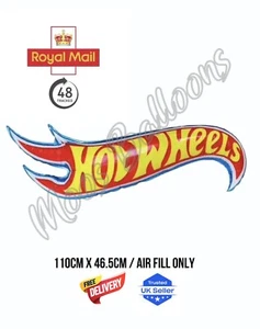 Hot Wheels Giant Balloon Air Fill Only Happy Birthday - Tracked Royal Mail 48 - Picture 1 of 1