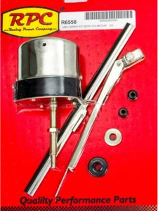 RPC Windshield Wiper Motor Kit Universal 12V Electric Stainless (R6558) - Picture 1 of 12