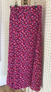 Falda Sugarhill Brighton Love Confetti Borgoña Talla 8 Cremallera Lateral Corazones Púrpura - Imagen 1 de 1