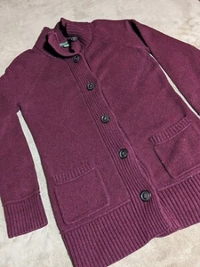 Eddie Bauer Grobstrick Cardigan Damen Gr. Medium Wollmischung Klassisch Modern - Bild 1 von 7