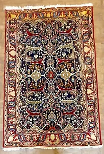 Tappeto Persiano vintage Qum 200 x 138 cm - Foto 1 di 14