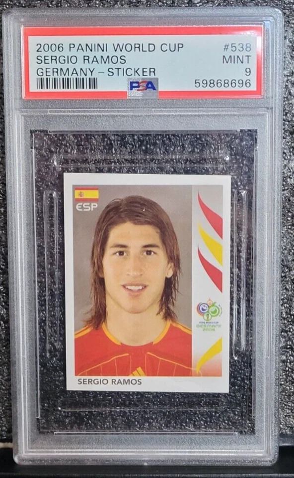 Sergio Ramos 2006 World Cup Panini Stickers #538 Team Spain - PSA 9 - Image 1 of 1