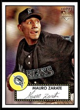 2007 Topps Rookie 1952 Edition 175 Mauro Zarate Marlins  Rookie Card