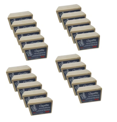 Chavant Clayette Soft (Off-white) 1 Case - 20 Bricks - Image 1 of 2