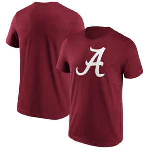 Alabama Crimson Men's T-Shirt NCAA College Logo Top - New