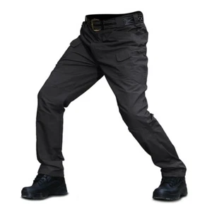 US Men Tactical Cargo Pants Soldier Straight-fit Work Combat Trousers Outdoor A - Picture 1 of 21