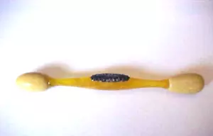 Bakelite and Sterling Silver Glove Darner & Needle Case - Picture 1 of 3