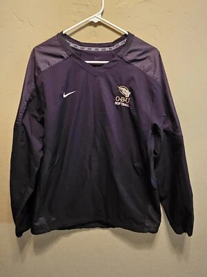 Nike Dri Fit Pullover OBU Oklahoma Baptist University Softbol Chaqueta Foto 1 de 4