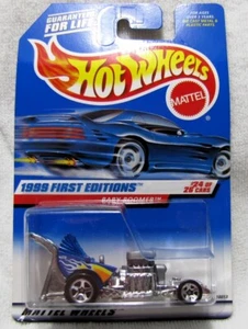 HOT WHEELS 1999 FIRST EDITIONS BABY BOOMER 5 SPOKE RIMS BLUE 24/26 - Picture 1 of 3