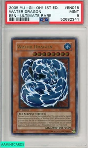 Yu-Gi-Oh 2005! ELEMENTARENERGIE 1. AUFLAGE WASSERDRACHE #DE015 ULTIMATE RARE PSA 9 - Bild 1 von 3