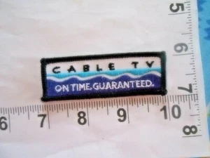 Vintage Cablevision (Kabelfernsehen) bestickter Aufnäher mit KOSTENLOSEM VERSAND - Bild 1 von 1