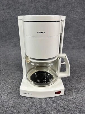 Krups Aroma 10 Cup Coffee Maker Type 130 A White Tested Working - Image 1 of 4