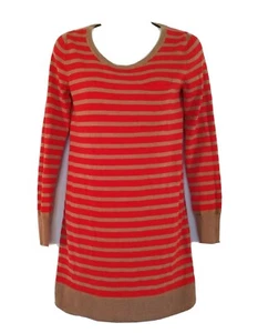 Gap Womens Sweater Dress Striped Wool Felt Knit Crew Tunic Jumpers Extra Small - Foto 1 di 8