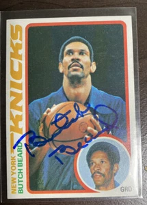 1978-79 Butch Beard Autographed Card NJ Nets NY Knicks Card# 17 - Picture 1 of 2