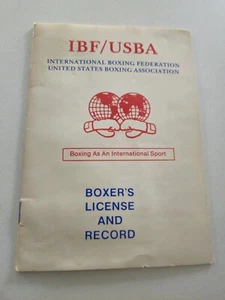 VINTAGE PROFESSIONELLE BOXLIZENZ RHODE ISLAND STATE ATHLETIC COMMISSION. - Bild 1 von 4