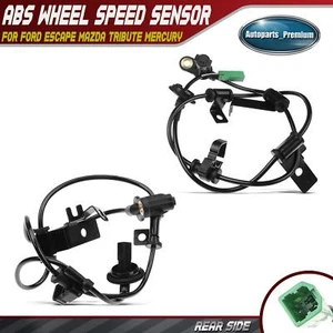 2x Sensor de velocidad de rueda ABS trasero L&R para Ford Escape Mazda Tribute Mercury Mariner - Imagen 1 de 8