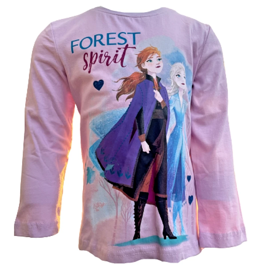 Disney Frozen Eisprinzessin Shirt Elsa Anna rosa 98 104 110 116 122 128 134 140 - Bild 1 von 1