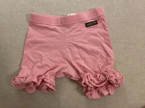 Matilda Jane Girls Pink Shorts 6 Solid Good Hart 2013 Ruffle - Picture 1 of 4