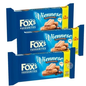 Galletas de chocolate con leche vienesas favoritas de Fox 120 g 3,6 y caja completa - Imagen 1 de 4