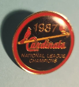 St Louis Cardinals Lapel Hat Pin 1987 SGA - Imagen 1 de 4