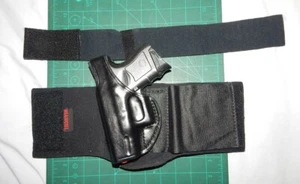 Bianchi 150 Negotiator LH Leather Ankle Holster 24011 Glock 26 27 33 S&W Shield - Picture 1 of 12