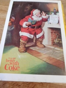 Things Go Better With Coke Santa Ad National Geographic Magazine - Picture 1 of 4