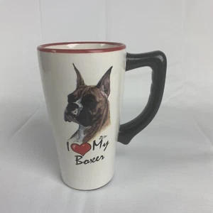 I Love My Boxer Mia Lane 2003 Mug 16 Oz. NO LID Dog Lover Gift Spoontiques - Picture 1 of 5