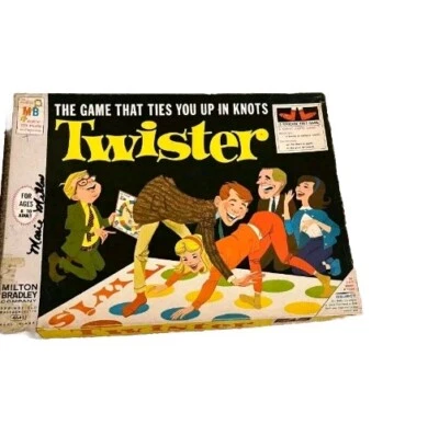 JUEGO DE MESA TWISTER 1966 MILTON BRADLEY #4645-X1 COMPLETO Hecho en EE. UU. Foto 1 de 4