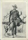 RARE EO PHOTO PROMOTIONNELLE TIRAGE ARGENTIQUE DOUBLE SIGNATURE JOHN WAYNE