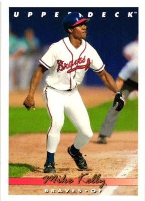 1993 Upper Deck Baseball Card #756 Mike Kelly - Image 1 of 2