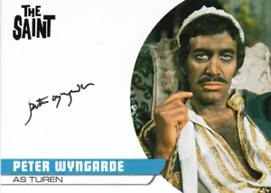 THE SAINT SERIE 2 - PETER WYNGARDE (TUREN) AUTOGRAMMKARTE PW1 - Bild 1 von 1