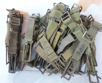 Original WW2 British Army 37 Pattern Webbing Brace Adaptor Pair - Image 1 of 3