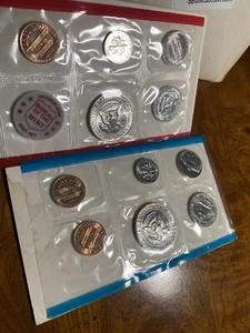 1972 United States Mint Uncirculated 11 Coin Set BU P and D Mint with Envelope - Picture 1 of 8
