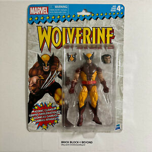 Hasbro Marvel Legends Retro Series 6" Wolverine Brown Suit New Sealed